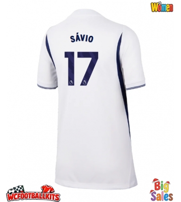 Tottenham Hotspur Savio #17 Replica Home Stadium Shirt for Women 2026-27 Short Sleeve